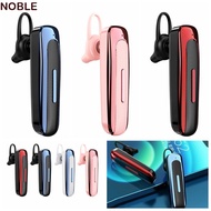 NOBLE E1 Wireless Bluetooth Earphone, Ear Hook Earbuds Business Headphones, Personality Mic Single H