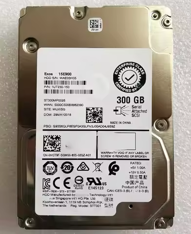 For Dell ST300MP0026 0NCT9F 300G 15K SAS 12Gb 2.5 hard disk NCT9F