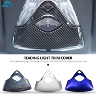 OM Car Front Reading Light Trim Cover for Toyota C-HR CHR 2016-2019 Accessories Carbon Fiber