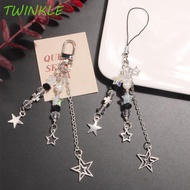 TWINKLE1 Y2K Phone Chain, Key Chains Phone Charm Y2K Star Phone Pendant, DIY Keychain Stylish Lanyar
