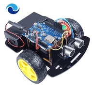 Smart Wifi Robot Car Kit for ESP8266 ESP-12E D1 Wifi Board for Arduino Control By Mobile Ultrasonic Module