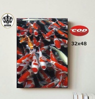 HIASAN DINDING POSTER IKAN KOI 9 FENGSHUI/POSTER IKAN KOI/POSTER DINDING IKAN KOI 9/WALLDECOR