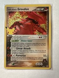 Pokémon card Team Magma's Groudon 寶可夢卡牌25 周年