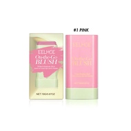 Eelhoe Waterproof Facial Blush Stick Natural Cheek Rouge Silky Smooth Cheek Tint Cream Blusher Blush