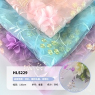 Embroidered Flat Embroidery Fabric Hanfu Embroidery Fabric In Stock Handmade Custom Embroidery New P