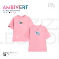 AMBIVERT multicolored T-shirt - ZiZoZi collection Unisex Local Brand Millios integrates AR motion te