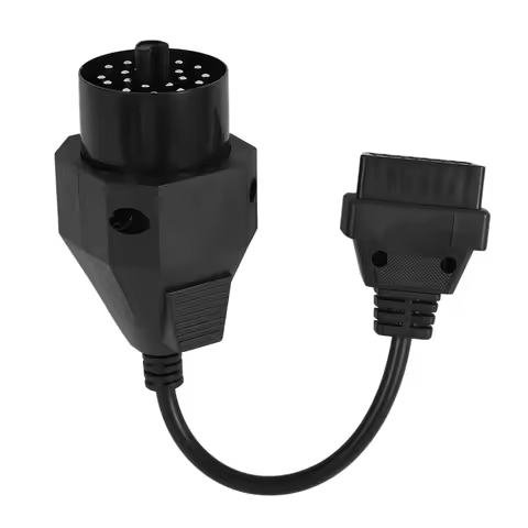 QM-Obd Obd Ii Adapter For Bmw 20 Pin To Obd2 16 Pin Female Connector E36 E39 X5 Z3 For Bmw 20Pin