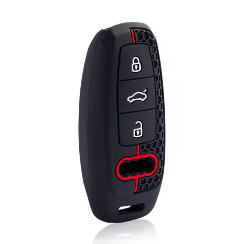 Silicone Car Remote Key Case Cover Fob Shell For Audi Q8 RSQ8 A6 C8 S6 RS6 A7 S7 RS7 A3 8Y A8 D5 4N 