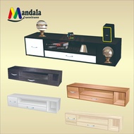 (RL 023) Wall Drawer Rack 80x20x17/ Nightstand Drawer Rack 2/multipurpose Wall Shelf/Minimalist Room