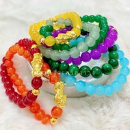 Pixiia Stone Bracelets 7 Colors Birthday Fortune Money Trade Finance Prosperity
