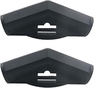 WELWIK 2PCS Black Nylon Gazebo Awning Foot Angle Center Connectors Outdoor Camping Tent Frame Fixing