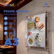 A3 Acrylic Wall Frame Acrylic Wall Frame Acrylic Poster Display Frame