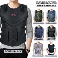 BOZMAN WINDPROOF WATERPROOF MOTORCYCLE VEST CHEST PROTECTOR Touring/BIKERS