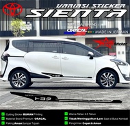 Sticker Toyota Sienta Sticker Pintu Car Sienta Premium Oracal