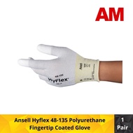 Ansell Hyflex 48-135 Polyurethane Fingertip Coated Glove (Pack of 1 Pair)