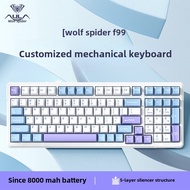 AULA tarantula F99 customized mechanical keyboard gasket structure full-key hot-swappable three-mode