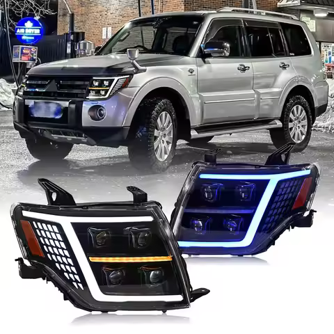Head lamp For Mitsubishi Pajero Montero V93 V97 2009-2010-2011-2012-2021 Full LED Headlight Lamp Ass