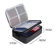 Inaso Tas Dokumen Tempat Penyimpanan File Sertifikat Travel Bag Storage Box Dengan Digit Security Lo