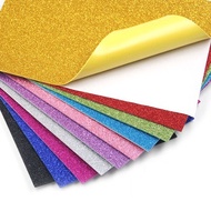 Glitter Eva Foam Sponge Sheet A4 20 x 30 x 2mm Sticker 10 Pcs Adhesive/Non Adhesive