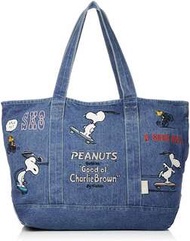 ROOTOTE X SNOOPY 2018Peanuts Worldwide LLC 史努比刺繡牛仔布托特包 2款