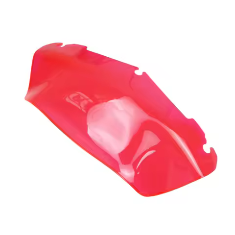 Red 9" Wave Windscreen Windshield For 2014-Up Harley Touring FLHT CVO FLHX FL