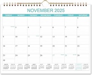 Calendar 2025-2027 - Wall Calendar Runs Nov 25 to Jun 2027, 20 Monthly Wall Planner with 140gsm Pape