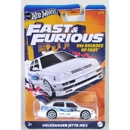 Hot WHEELS Fast And Furious Volkswagen Jetta Mk3 Hw Decades Of Fast