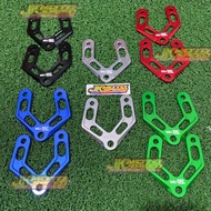 MESIN Upper Engine Bracket Set Contains 2 Pcs Kawasaki NINJA 150 RR Full Aluminum CNC mufac - Jk Mot