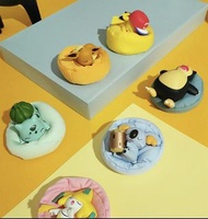 豆袋 伊貝 卡比獸 比卡超 車厘龜 寵物小精靈  盲盒 扭蛋 擺設 裝飾 收藏 奇異種子