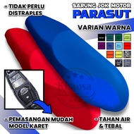 Bozman Motorcycle Seat Cover, Parachute Material, Waterproof & ANTI-Cat Claw, Ready to Use (With Rub