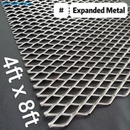 Promo EXPANDED METAL 4 KAKI X 8 KAKI (BESI MESH) FOR GRATES FENCING PAGAR RUMAH DIY RUMAH BBQ GRILL METAL PLATE