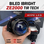 Biled Projector ibright ZE 2000 3 inch Bluelens 81 Watt Carbon Tir Technology ZE2000 3 inch Spotligh