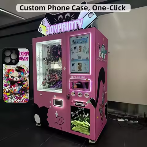 Made in China Factory Intelligent Self Service Fully Automatic Phone Case Printing Vending Machine