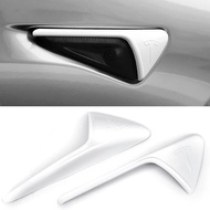 2 Pcs Side Camera Cover Compatible with Tesla Model 3 2022 2023 Model Y 2022 2023 Hardware HW 4.0 Tu