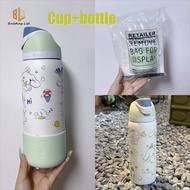 Owala ถ้วยฉนวนเก็บความเย็น Cinnamoroll การออกแบบลายการ์ตูนพร้อมฉลาก Owala ถ้วยก้นถ้วยฝาครอบป้องกันบู