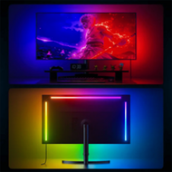 1pc RGB Computer Ambient Screen Light, Suitable For 24"/32" Computer Screens, USB Powered, Computer 