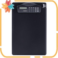 Multifunctional Clipboard with Binder Calculator Writing Pad Pen Slot & Scale for A4 Paper File Suit