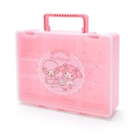 Japan Sanrio - My Melody 日版 家居 手提 收納盒 儲物盒 分格 工具盒 連分層托盤 可作飾物盒 可愛 美樂蒂 (手工藝系列)