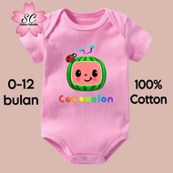 SC T-shirt baby clothes jumper baby kids COCOMELON cartoon brand brand logo writing age 0 1 2 3 4 5 