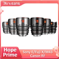 7artisans 10mm 16mm 25mm 35mm 50mm 85mm T2.1 S35 Frame wide angle Super Hope Prime Cinematic Lens fo