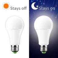 Dusk to Dawn Led Bulb E27 5W 9W 12W Power Saving AC85V-265V Smart Lamp Day Night Light Auto ON/OFF F