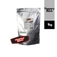 Serbuk Rempah bbq  HILMIE'S (Peppery Black - 1kg) sesuai untuk kambing perap, ayam perap dan daging 