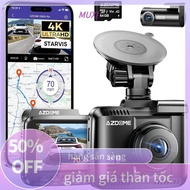 MUXI Azdome กล้อง GS63H Pro 4K + 1080P 2.4 IPS จอภาพ150 ° FOV ในตัว ADAS WiFi 6 รถ DVR G-Sensor 24H