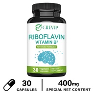 Viên nang Vitamin B2 RIBOFLAVIN Giảm căng thẳng & Hỗ trợ tâm trạng tốt hơn Hỗ trợ sức khỏe & năng lư
