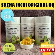 🎉100% ORIGINAL SACHA INCHI HQ🔥SACHA INCHI 500MG, SACHA INCHI OIL PLUS SOFTGEL,AZ HERBS SACHA INCHI, 