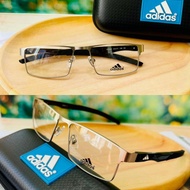 frame kacamata pria kotak adidas 9581 ada pegas grade original