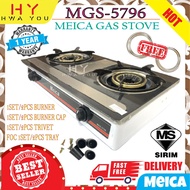 [READY STOCK] MEICA MGS - 5796 DOUBLE GAS STOVE 4.2kW GAS STOVE | DAPUR GAS | MGS - 5796 MGS - 5796