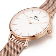 Genuine dw Watch Female Simple ins Style Light Luxury Fashion Female Watch Couple Female 28mm Gold W