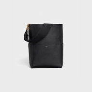 CELINE SANGLE BUCKET BAG IN SOFT GRAINED CALFSKINBLACK