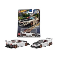 Hot Wheels premium Boulevard LBWK LB ER34 nissan skyline r34 super silhouette free protector
